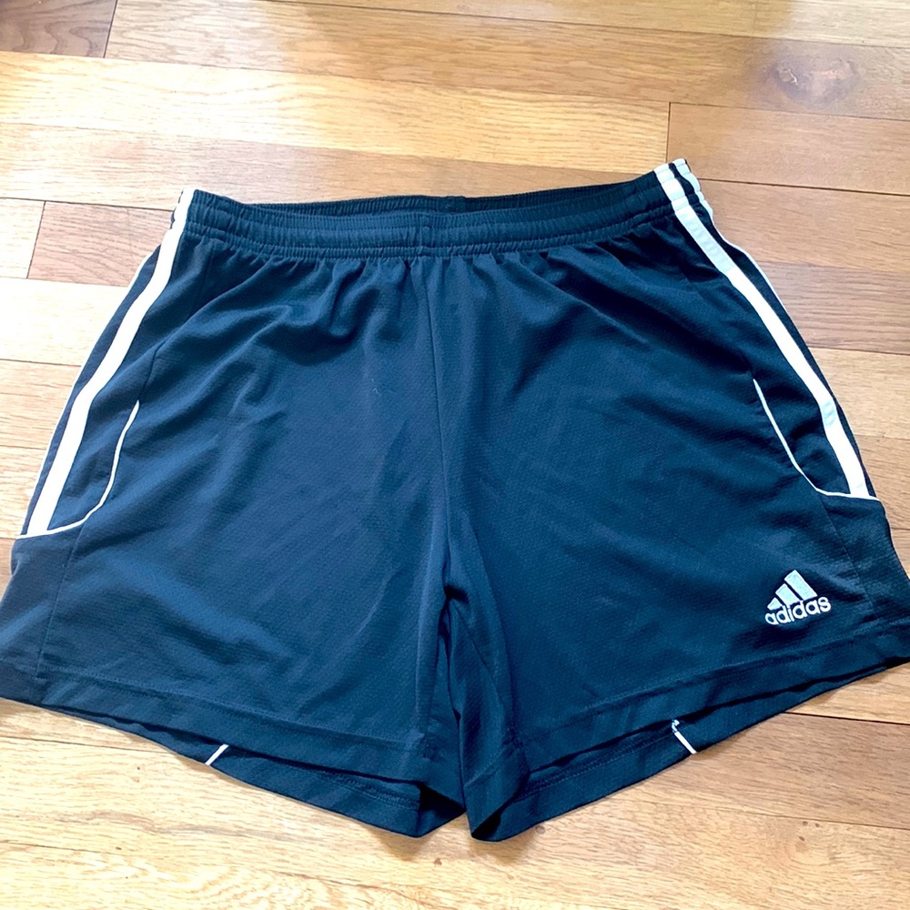 Adidas athletic shorts.